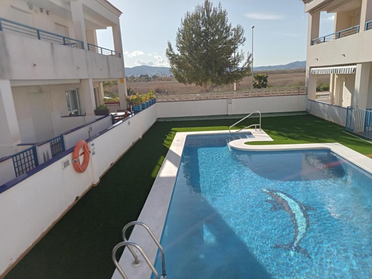 Apartamento Playa Almarda Corinto, Piscina, Wifi,2 Terrazas, Barbacoa,Tranquilo Sagunto Exterior foto