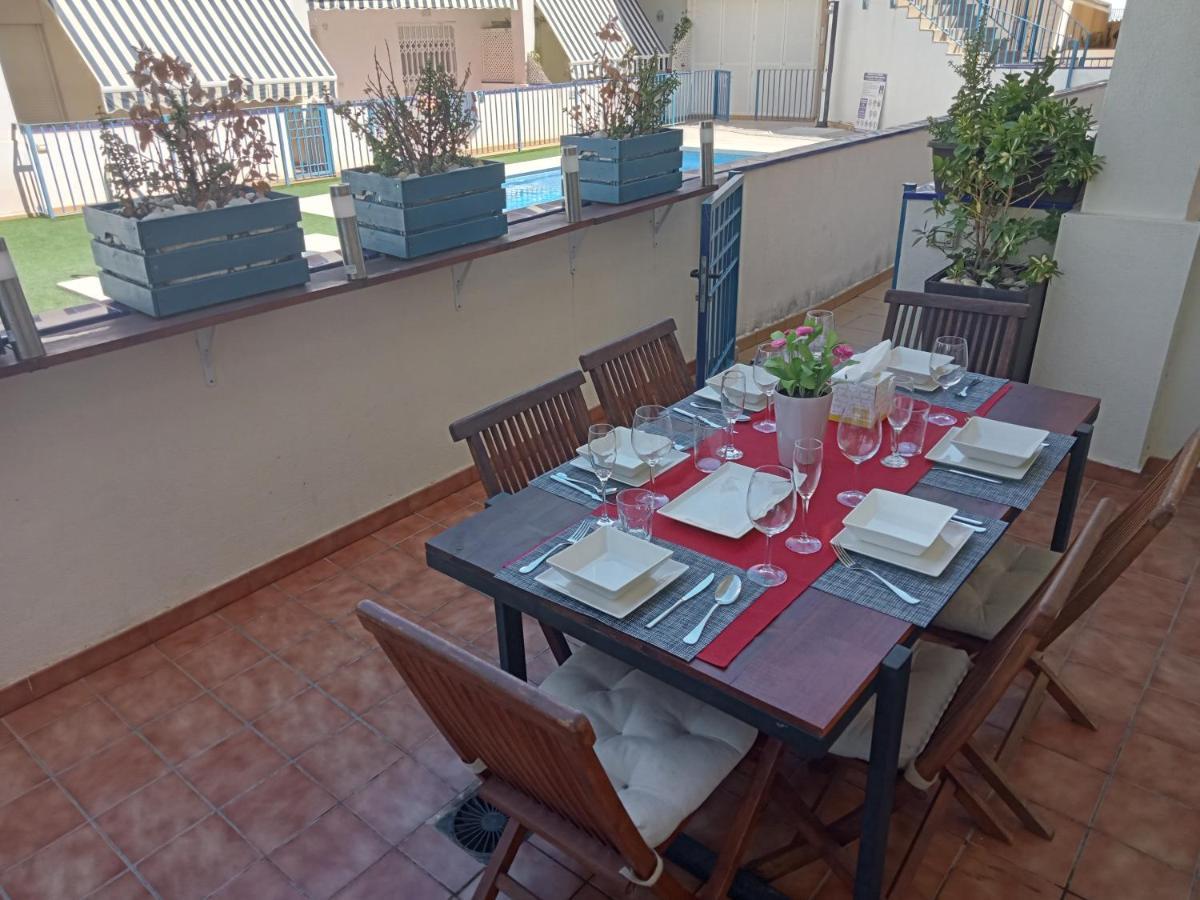 Apartamento Playa Almarda Corinto, Piscina, Wifi,2 Terrazas, Barbacoa,Tranquilo Sagunto Exterior foto